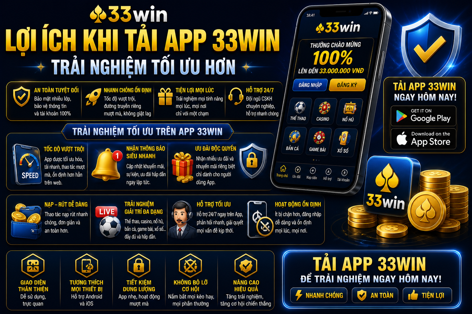 Lợi Ích Khi Tải App 33win – Trải Nghiệm Tối Ưu Hơn